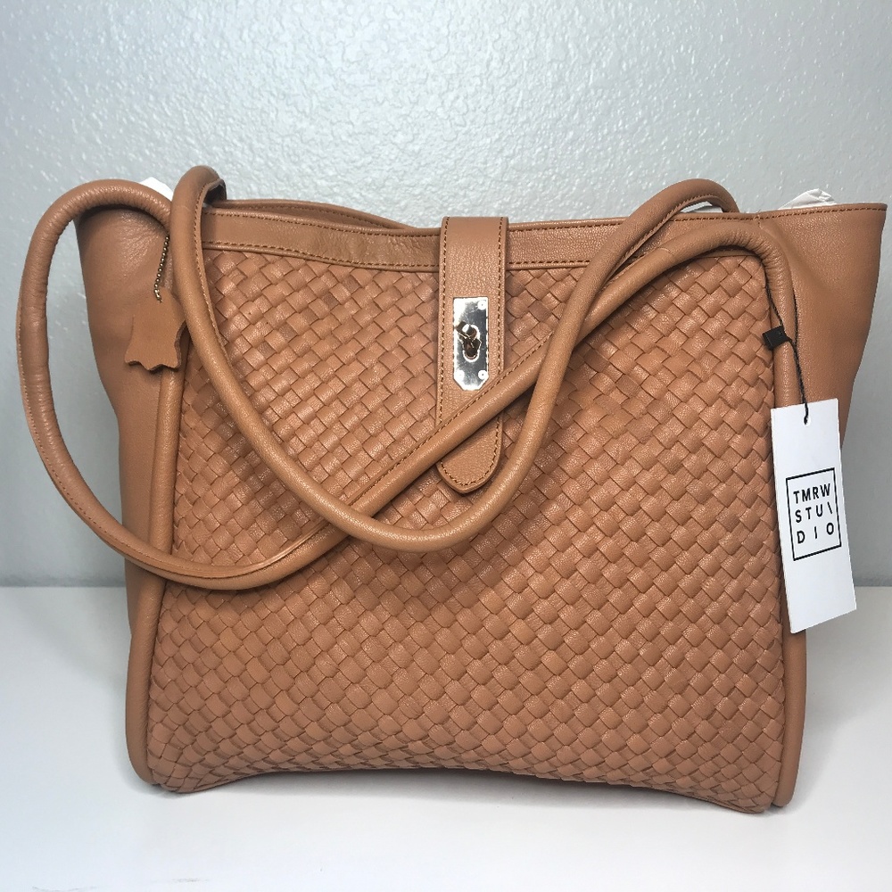 TMRW Studio Genuine Leather Shoulder Bag